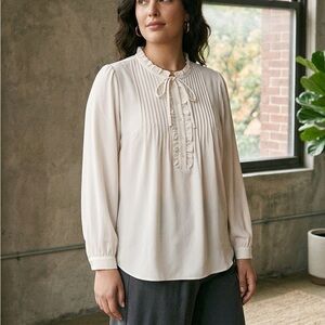 Elegant Cream Blouse for Women